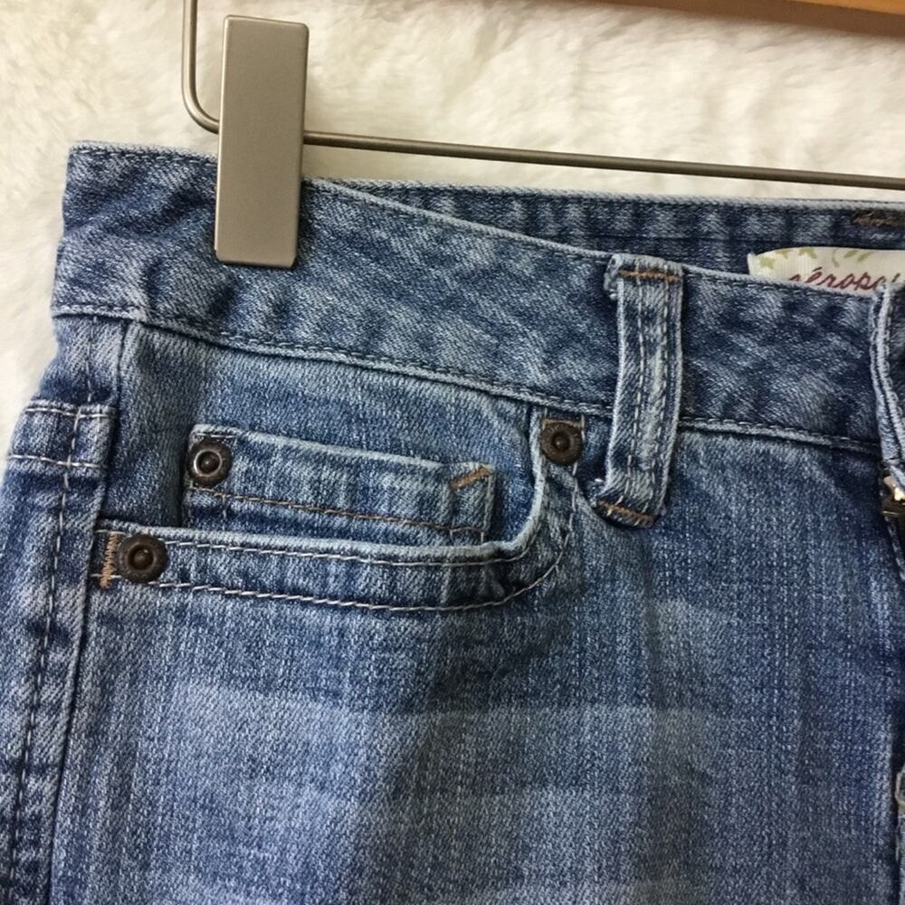Aeropostale Blue Hailey Skinny Flare Jeans - Picture 4 of 16